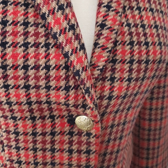 JCrew Houndstooth wool blazer. Size 2. - Picture 2 of 10